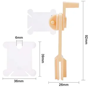 plastic Bobbin Winder for Craft DIY Embroidery Sewing