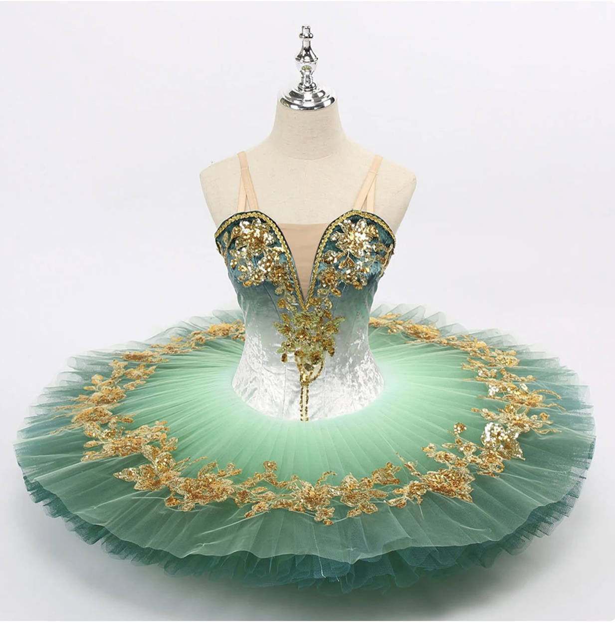 Green Tutu Dresses Elegant and Durable Balletwear