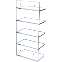 Support de lunettes de soleil en acrylique transparent de qualité supérieure à 5 niveaux étagère murale pour lunettes présentoir de table vitrine de lunettes de vente au détail