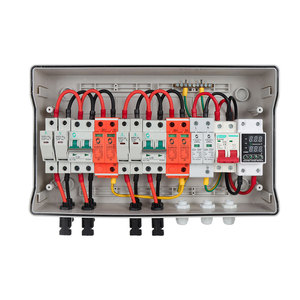 กล่องรวมสายไฟฟ้าโซลาร์เซลล์ WSDB-PV2/2 IP65 กันน้ำ กันฝุ่น 2 2 2 สาย DC 500V/1000V สำหรับแบตเตอรี่โซลาร์เซลล์ ได้รับการรับรองมาตรฐาน CE IEC - Product Image 1