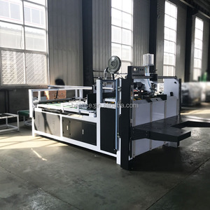 Warranted Semi Automatic Zxj-2800 Regular Shape Corrugated Paperboard Gluing Machines and Carton <strong>Box</strong> <strong>Folder</strong> Gluer Machinery - Product Image 5