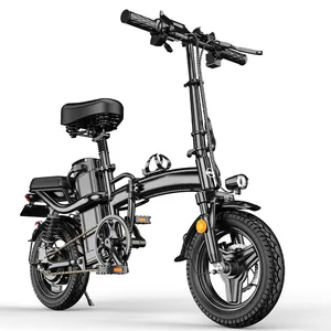 2023 vendita calda Mini formato pieghevole bicicletta elettrica 400W 48V 14 pollici bici elettrica da città pieghevole bici elettrica