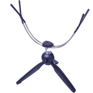 Ice Fishing Rod Stand Double Headed Folding Adjustable Metal Floor Mount <b>Tripod</b> For Ice Fishing - Product Image 1