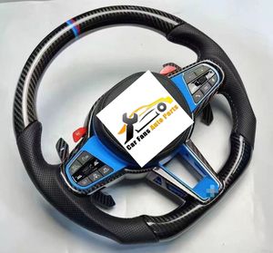 Volante de Fibra de Carbono Usado de Buena Calidad para <span class=keywords><strong>BMW</strong></span> CS X3 X4 X5 Serie 3, Ensamblaje de Volante Modificado con Cuero - Product Image 6