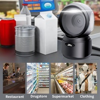 Lector de Códigos de Barras de Escritorio 2D de Alta Velocidad JR T30e con Sensor Automático CMOS, Escáner de Códigos QR para Pagos Móviles, para Puntos de Venta en Tiendas Minoristas