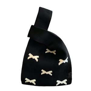 Nouveaux sacs à main mignons pour femmes, sacs polyvalents décontractés en tricot, sacs seau, sacs fourre-tout de style japonais et coréen - Product Image 5