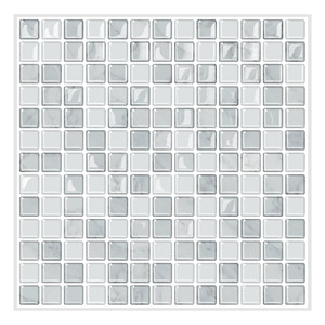 Hucheng phong cách hiện đại không thấm nước PET + PU vuông vỏ dính tường gạch 25.4x25.4cm nghệ thuật chủ đề không tái sử dụng trang trí dán - Product Image 5