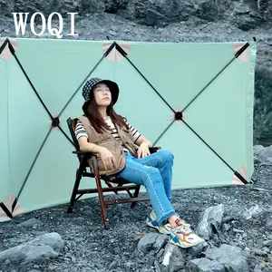Woqi Foldable Waterproof <strong>Beach</strong> Wind Screen Fence Windscreen <strong>Windbreaker</strong> - Product Image 2