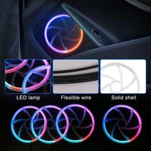 Luz de Bocina Ambiental Sinfonía RGB de 5.9 Pulgadas para Coche, Capó de Audio con 64 Colores, Lámparas de Atmósfera para Decoración Interior, Luz de Altavoz con Control por APP - Product Image 5
