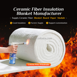 1260 C sợi gốm chịu lửa mật độ 128 sợi gốm gấp chăn lò đệm len cách nhiệt chăn - Product Image 3