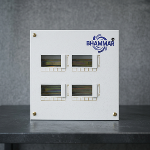Metal MCB Distribution Box (Single Door-TPN) 16-Pole Premium Neutral Busbar Phase Link <b>Dummy</b> Plate KK22 Model - Product Image 3