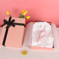 Boîte cadeau de luxe personnalisée, réutilisable, vide, pour bijoux, parfums, emballage en carton kraft rigide pour pyjamas