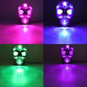 Qidewin Purple Skull <b>Spotlight</b> 12V LED IP67 Motorcycle Lighting System - Product Image 2