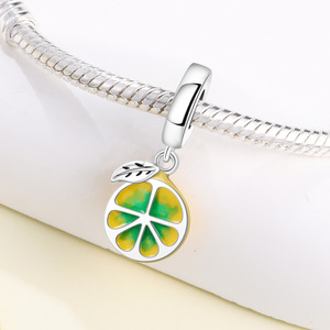 จี้มะนาวอีพ็อกซี่แบบใหม่ ดีไซน์เฉพาะตัว สร้อยข้อมือ DIY เครื่องประดับสำหรับสาวๆ - Product Image 2