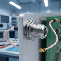 Connecteur U.FL vers N femelle, étanche, à vis arrière, pour câble coaxial RG178, rallonge de câblage pour assemblage d'antenne