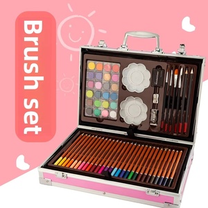 Vente flash : Ensemble de papeterie artistique pour enfants de 145 pièces, kit de peinture couleur avec boîte cadeau pour fournitures de <span class=keywords><strong>dessin</strong></span>, idée cadeau créative - Product Image 3