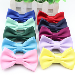 โบว์ไทสำหรับเด็ก งานเลี้ยง งานแต่งงาน โบว์ไทเด็กแบบปรับได้ โบว์ไทผีเสื้อ สีดำ แดง ขาว โบว์ไทเด็ก - Product Image 1