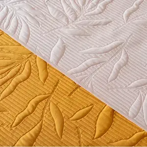 Edredón Vianney Marla 1.8x2.35m con Diseño de Hojas Acolchadas, Ultrafino, para Todas las Estaciones, Ropa de Cama para el Hogar - Product Image 5