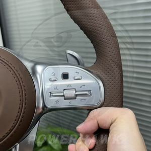 奔驰CLS W218 C257 W205 W213 W222 W223 A207 CLA C207的豪华OE贴合真皮方向盘直接更换 - Product Image 4