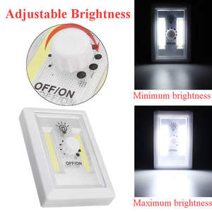 Applique murale LED commutable avec alimentation par batterie et commande par interrupteur pour l'éclairage nocturne des couloirs - Product Image 4