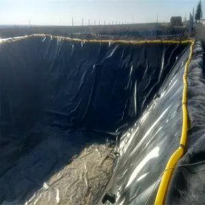 Tarım gölet Liner 2mm su geçirmez HDPE depolama geomembran astar 1mm 1.5mm Kenya gölet baraj astar fiyatları