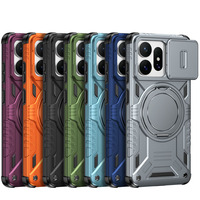 Casing Ponsel Magnetik Kelas Militer 360 °   Casing Kamera Ring Stand Full Cover Anti Benturan untuk Samsung Galaxy S27 S26 S25 Ultra Plus