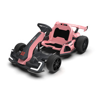 Kartings Électriques de Course 300W, Double Commande, Grande Puissance, Karts à Pédales Électriques pour Drift, Enfants et Adultes, Batterie 24V 5Ah