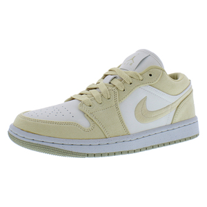 Nike Air Jordan 1รองเท้าผู้หญิงแบบทีมสีทอง/สีใบเรือ-100% ของแท้ - Product Image 1