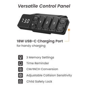 OEM ODM 125kg Table debout d'ordinateur sans balais à 3 étages et double moteur <span class=keywords><strong>Bureau</strong></span> ergonomique électrique à hauteur réglable <span class=keywords><strong>Bureau</strong></span> assis-debout - Product Image 3