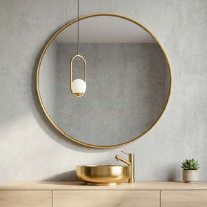 Espejo Inteligente con Marco de Aluminio, Personalizado, de Pared, Antivaho, con Iluminación LED, Interruptor Táctil, Diseño Moderno para Baño de Hotel - Product Image 2