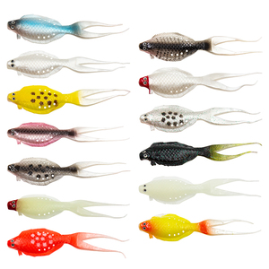 Esca da pesca con esca morbida per pesci piatti da 13.5cm 7g in Silicone - Product Image 2