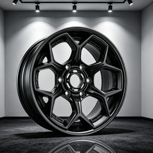 ล้ออัลลอยด์ฟอร์จสีเทาดำ ขนาด 17x8.5 นิ้ว สำหรับออฟโรด ET0 6x139.7 CB106.1 สำหรับตกแต่งรถยนต์โตโยต้า ทาโคมา ไฮลักซ์ ฟอร์จูนเนอร์ - Product Image 2