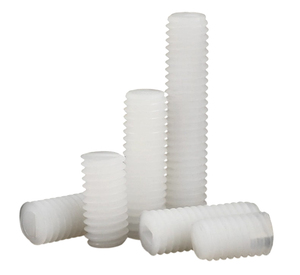 Viti a punto piatto con scanalatura in Nylon isolate con viti senza testa per apparecchiature elettriche M3 M4 M5 M6 M8 M10 M12 - Product Image 4