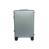 Valise rigide en aluminium intégral pour la vente en gros OEM, idéale pour la revente de marques haut de gamme