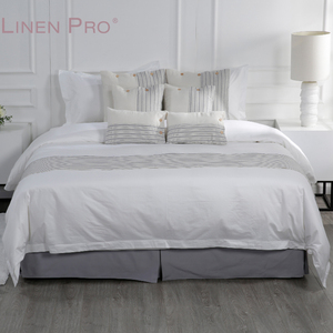 Lençol de Cama <span class=keywords><strong>Queen</strong></span> <span class=keywords><strong>Size</strong></span> 100% Algodão Bordado para Hotel na Tailândia - Atacado - Product Image 6