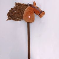 Jouet en peluche personnalisé en forme de cheval avec rembourrage en coton PP, anti-stress pour tous les âges, vente en gros OEM/ODM