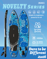 ITAOSTAR N26 Planche de paddle gonflable (SUP) 11'6"x35"x6" avec technologie Drop Stitch, portable pour lacs et rivières