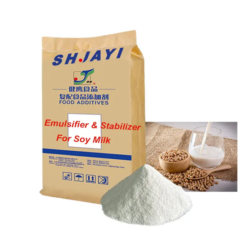 Agente stabilizzante dell'addensante dell'emulsionante del fornitore dello stabilizzatore emulsionante dell'alimento composto per il latte di soia