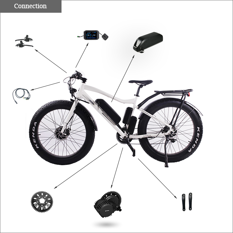 Grenergy Electric Store Bafang 8fun 750W BBS02B Motor Kits