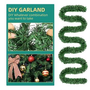 Guirlande de Noël Artisanale en PVC Vert de Luxe, 1,8m/2,7m, Vente en Gros Usine, Décoration Intérieure pour Mariages - Product Image 2
