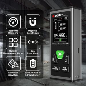 Sndway Sw-Dg100 Met Oplaadbare Li-Ion Afstandsmeter Dual Laser Afstandsmeting Tools Elektrische Hoek Laser Afstandmeter - Product Image 2