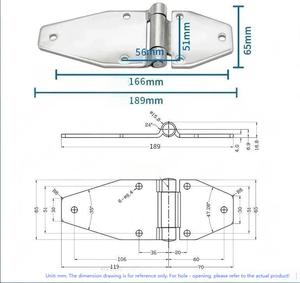 RF pesante Box cassetta degli attrezzi porta laterale cardine Custom produttore Box per camion frigo porta porta porta porta-attrezzi - Product Image 3