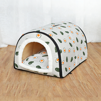 Lit pour chat en peluche courte et chaude, vente en gros, directement de l'usine, nid pour animaux de compagnie pour un confort hivernal et un nettoyage facile