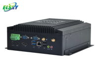 ELSKY Nouveau Mini PC Industriel Sans Ventilateur IPC6901-2C Intel 11e Génération I3/i5/i7 Core Tiger Lake QM11U 4K 60Hz DP Double LAN 6*COM DDR4