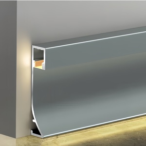 <span class=keywords><strong>Plinthe</strong></span> en alliage d'aluminium encastrée en gros d'usine avec lumières LED <span class=keywords><strong>plinthe</strong></span> murale décorative pour mur d'<span class=keywords><strong>escalier</strong></span> à la maison - Product Image 6