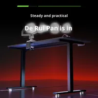 Bureau de jeu ergonomique intelligent électrique réglable confortable en gros, table d'ordinateur PC RGB