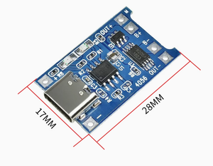 Tipo-c USB 5V 1A 18650 <span class=keywords><strong>TP4056</strong></span> Módulo de cargador de batería de litio con protección 1A Placa de carga de iones de litio oferta caliente - Product Image 4