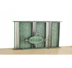 Estante de exhibición de flores plegable de 3 niveles para el hogar y el jardín, de Metal Vintage antiguo de hierro - Product Image 5