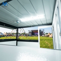 Maison mobile modulaire, Pavillon de services, Cabine d'extérieur, Bureau extérieur, Cabine Apple, Cabine d'ingénierie, Cabine de thé