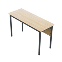 Meubles scolaires pas chers, bureau double pour élèves, table d'école en bois pour salle de classe